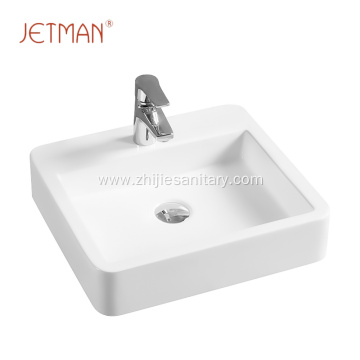 Chaozhou rectangular bathroom small wash hand art basin